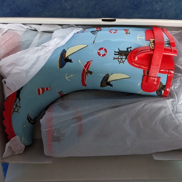 Hatley Adult Rain Boots - Sailing Dogs - Picture 3 of 8